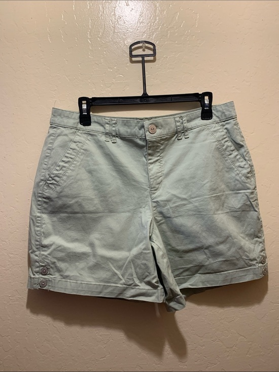 Gloria Vanderbilt Pants - Gloria Vanderbilt Light Mint Green Shorts